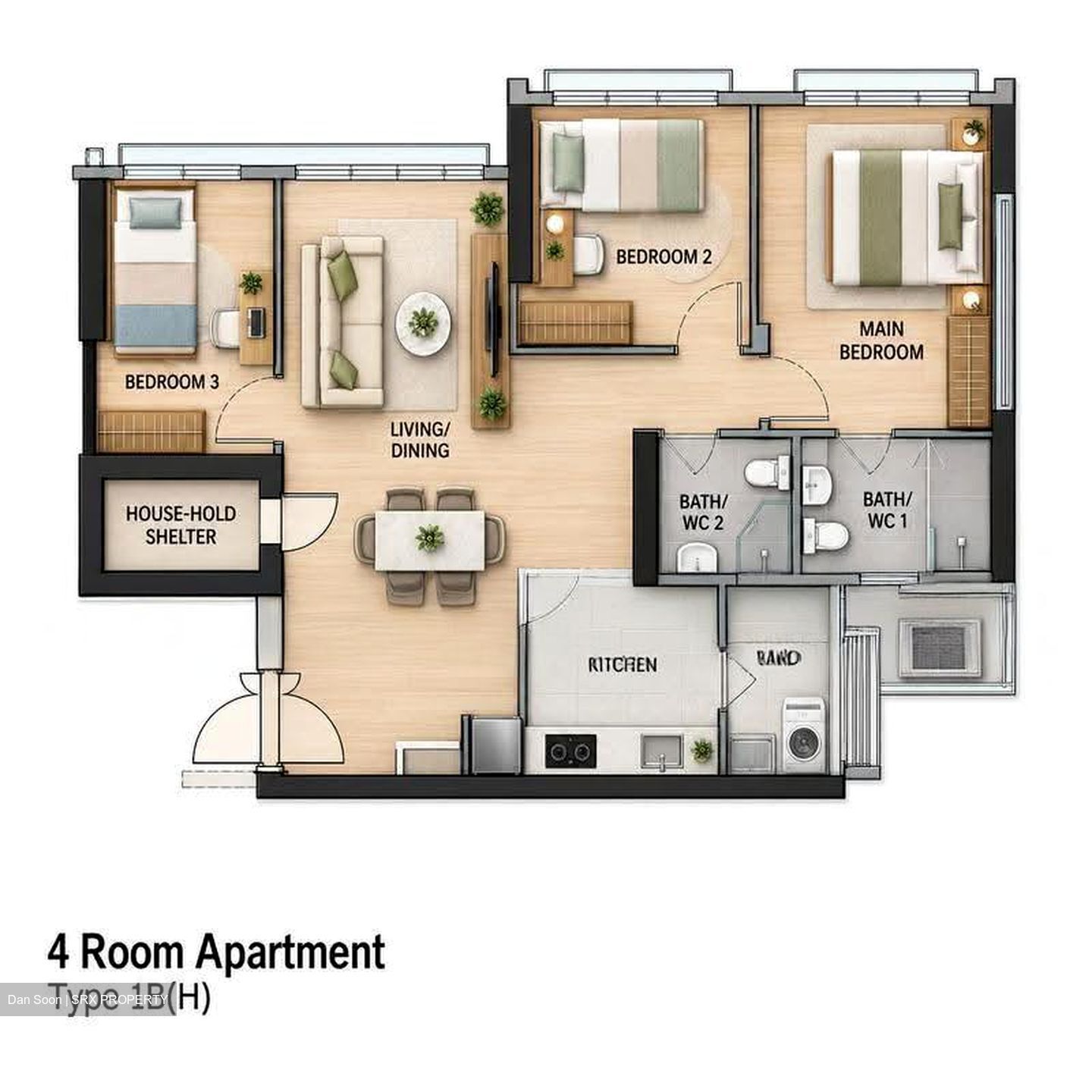 Blk 408A Northshore Residences II (Punggol), HDB 4 Rooms #630301161